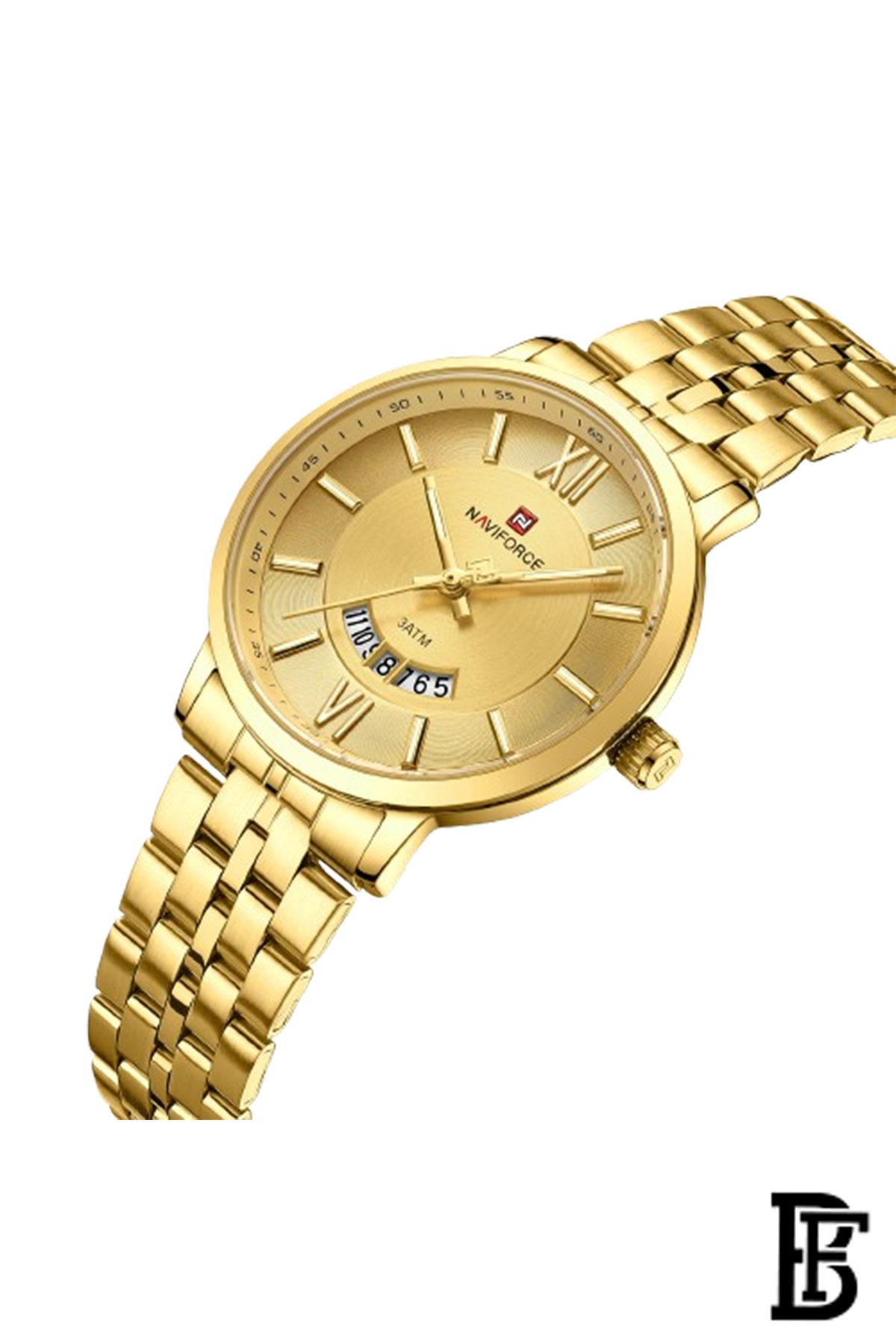Naviforce NF9238L GGG   Women's Analog Stainless Steel Watch image 2