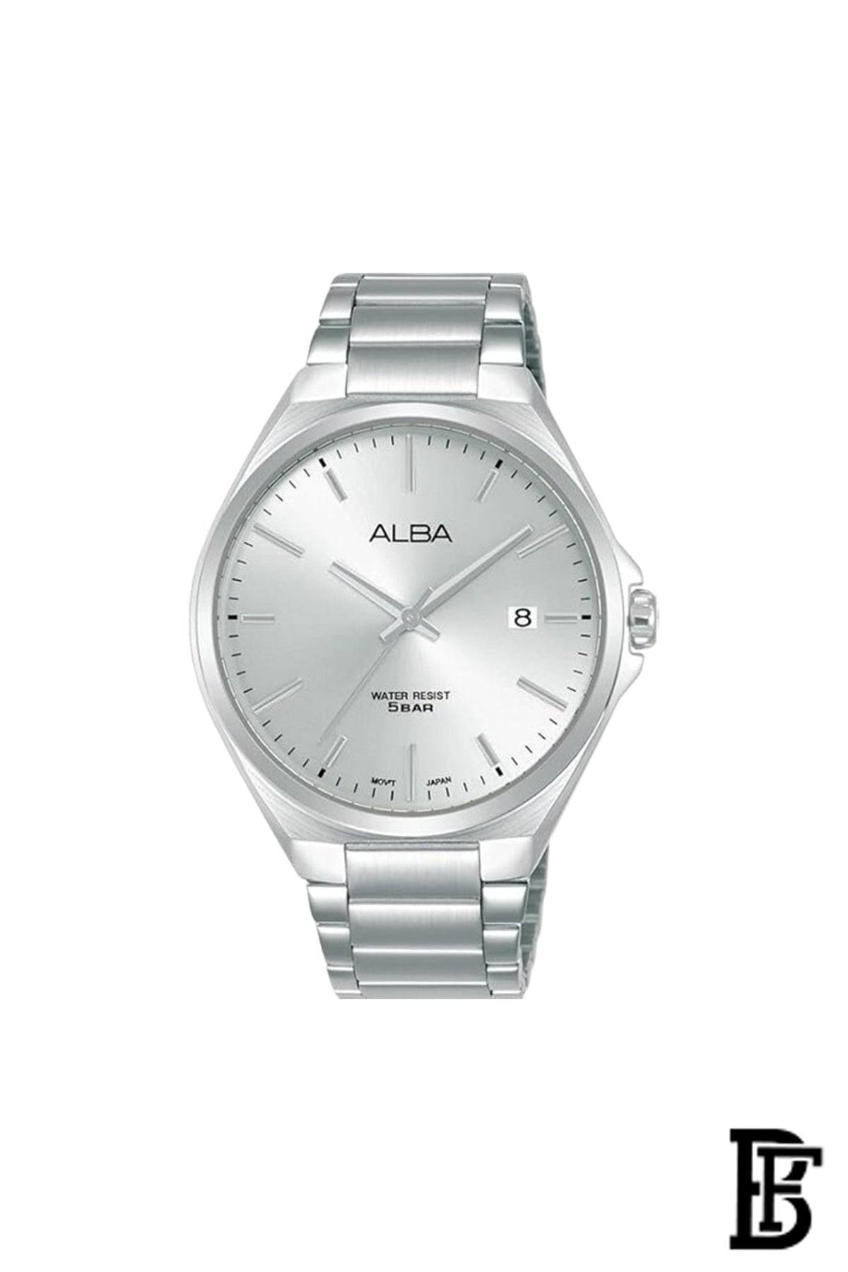 Alba AS9P91X Men's Stainless steel Quartz Analog Wrist Watch Warranty from Elaraby Group image 0