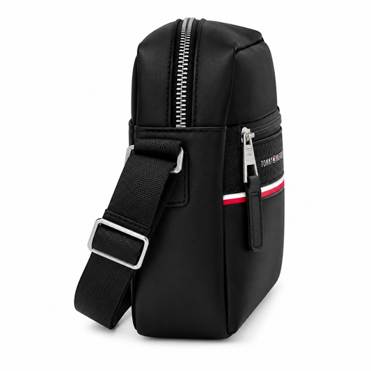 TOMMY HILFIGER BLACK MEN CROSSBAG