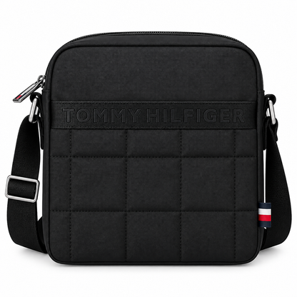 TOMMY HILFIGER BLACK MEN CROSSBAG