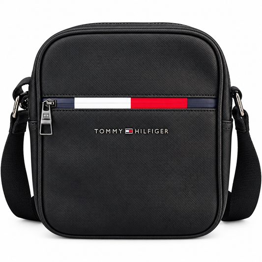 TOMMY HILFIGER BLACK CROSS BAG