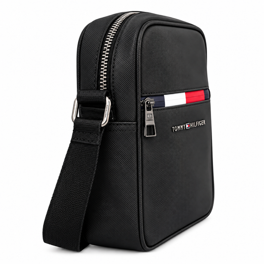 TOMMY HILFIGER BLACK CROSS BAG