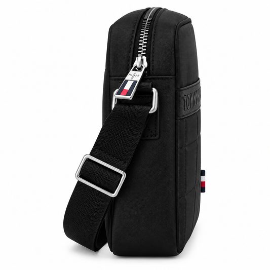 TOMMY HILFIGER BLACK MEN CROSSBAG