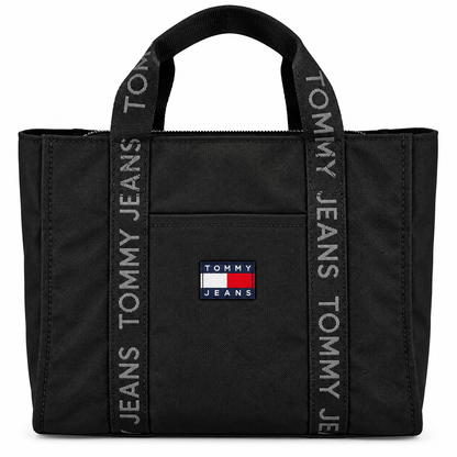 TOMMY HILFIGER UNISEX BLACK HANDBAG