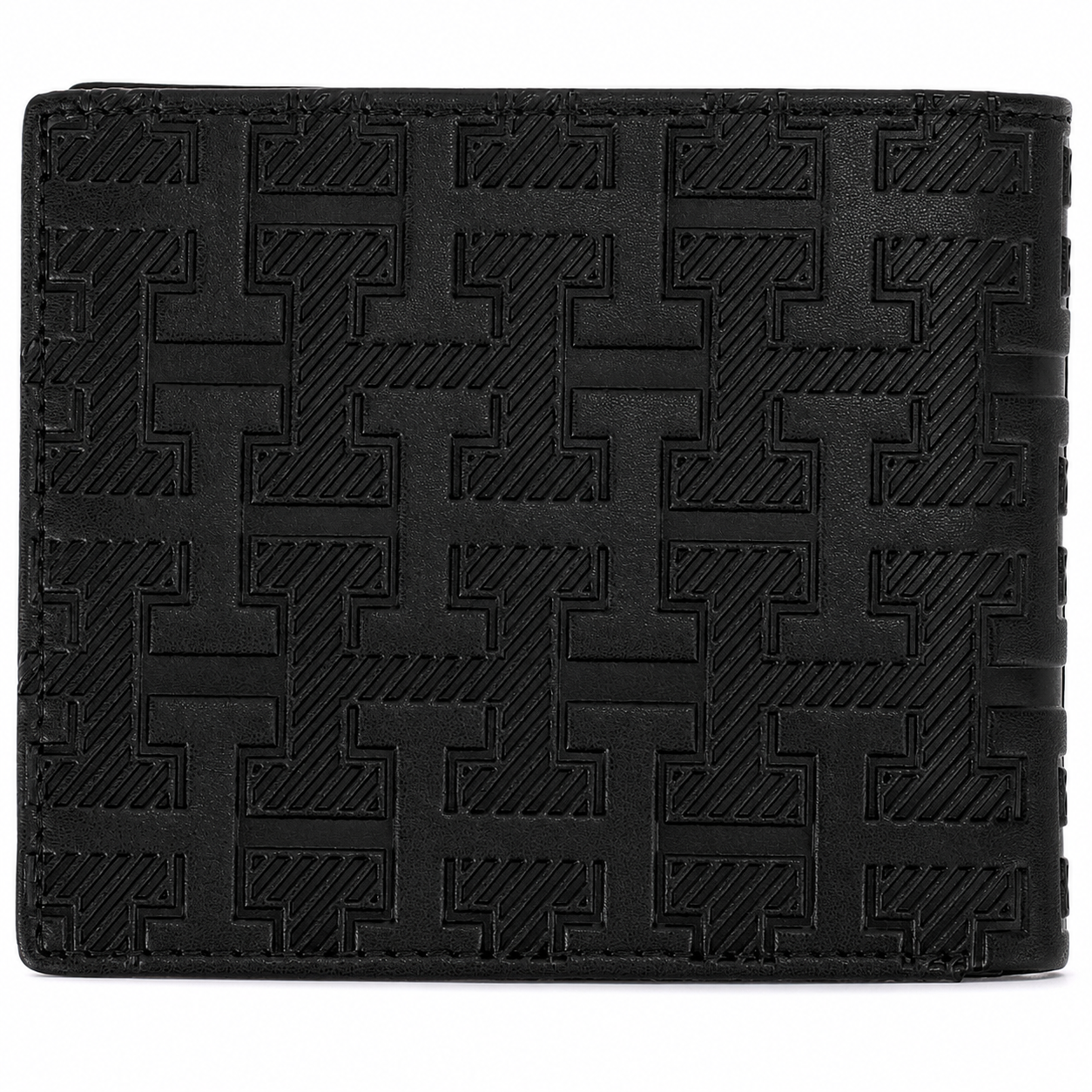 Black Leather Wallet By TOMMY.
