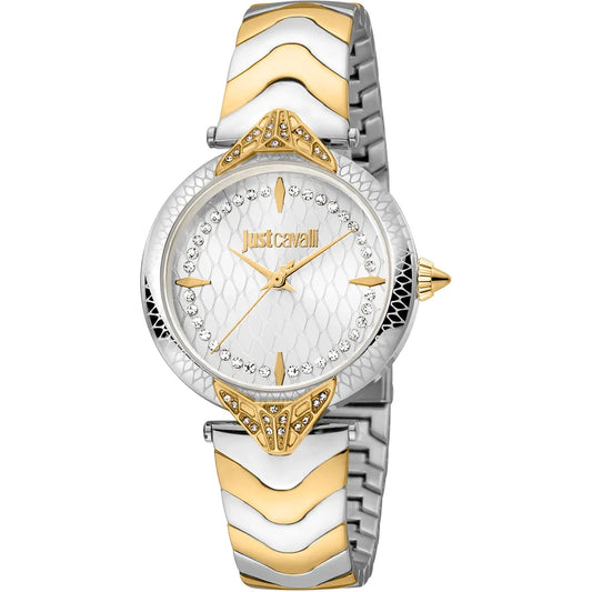 JUST CAVALLI Luce Two Tones YG Watch For Women