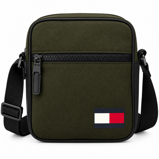 TOMMY HILFIGER GREEN MEN CROSSBAG