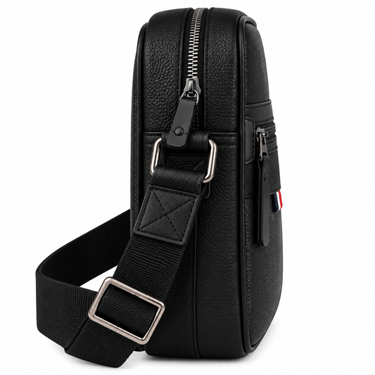 TOMMY HILFIGER BLACK MEN CROSSBODY BAG