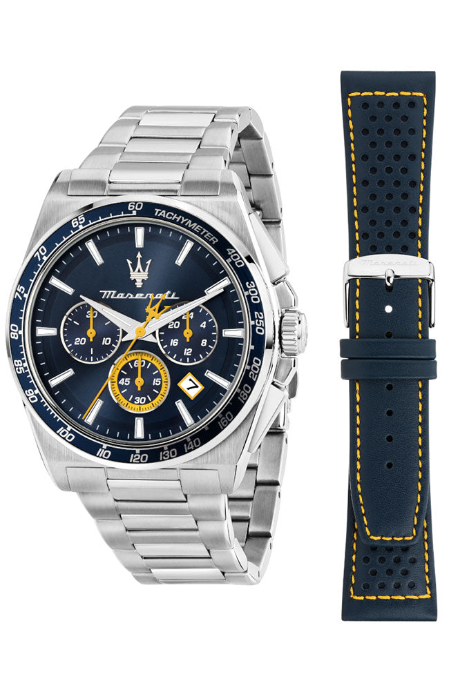 Maserati Velocità Chronograph Gift Set Men's Watch - Model R8873652001