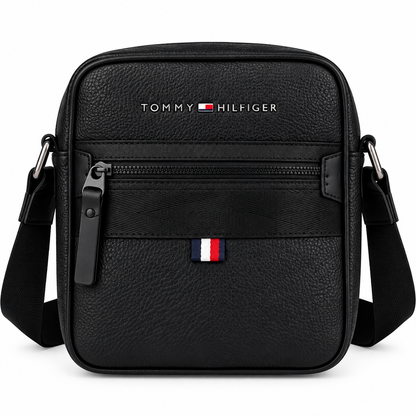 TOMMY HILFIGER BLACK MEN CROSSBODY BAG