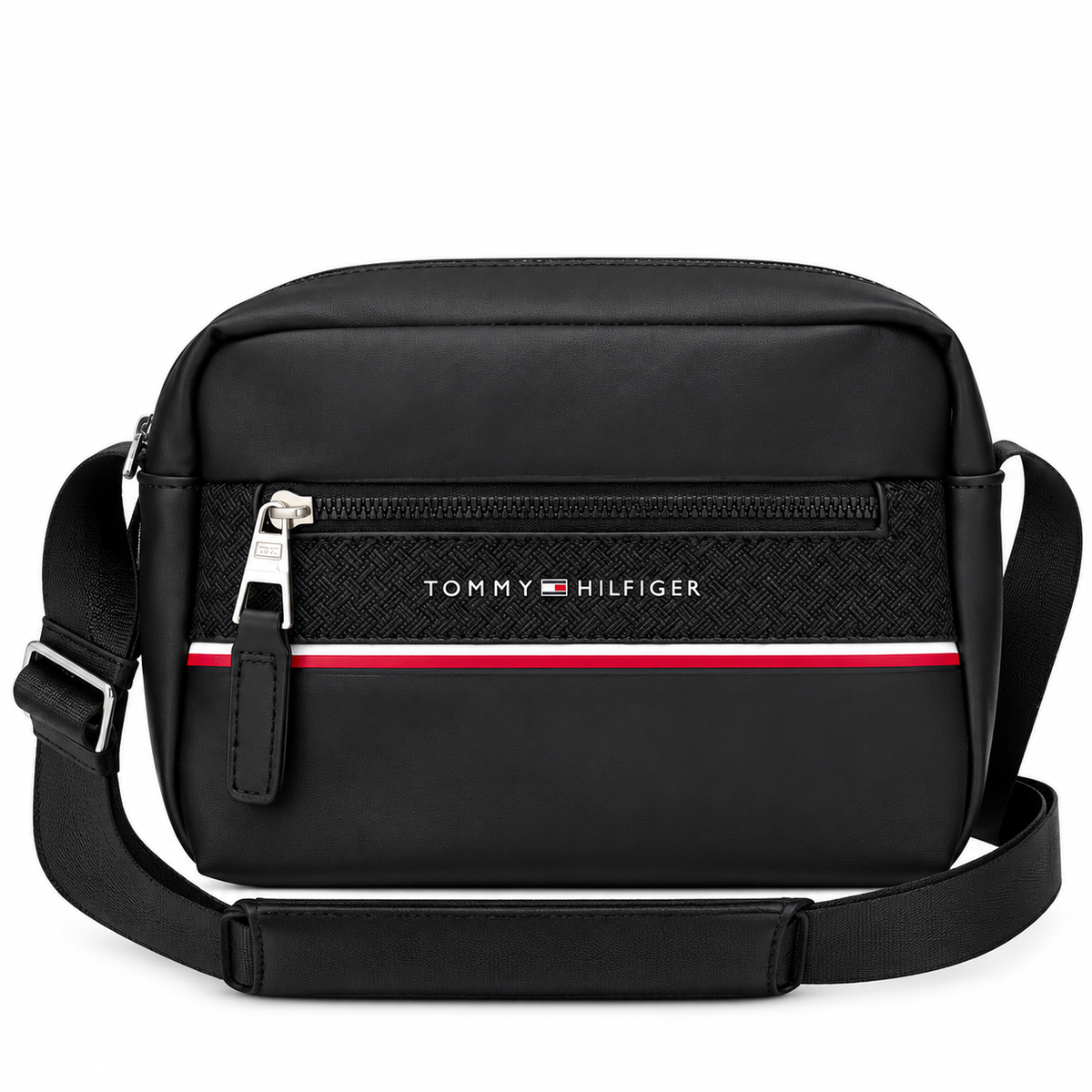 TOMMY HILFIGER BLACK MEN CROSSBAG