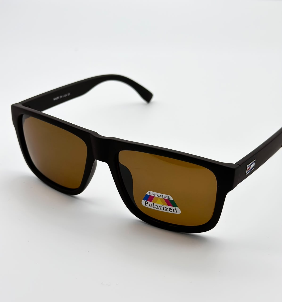 Men’s Square Polarized Sunglasses – UV Protection – Model [2705BR]