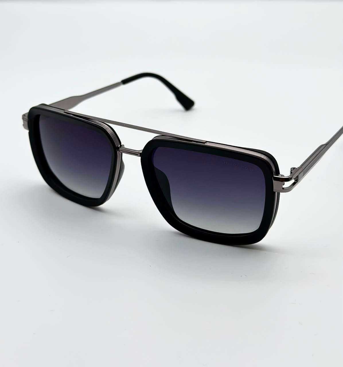 Men’s Square Polarized Sunglasses – UV Protection – Model [25014B]