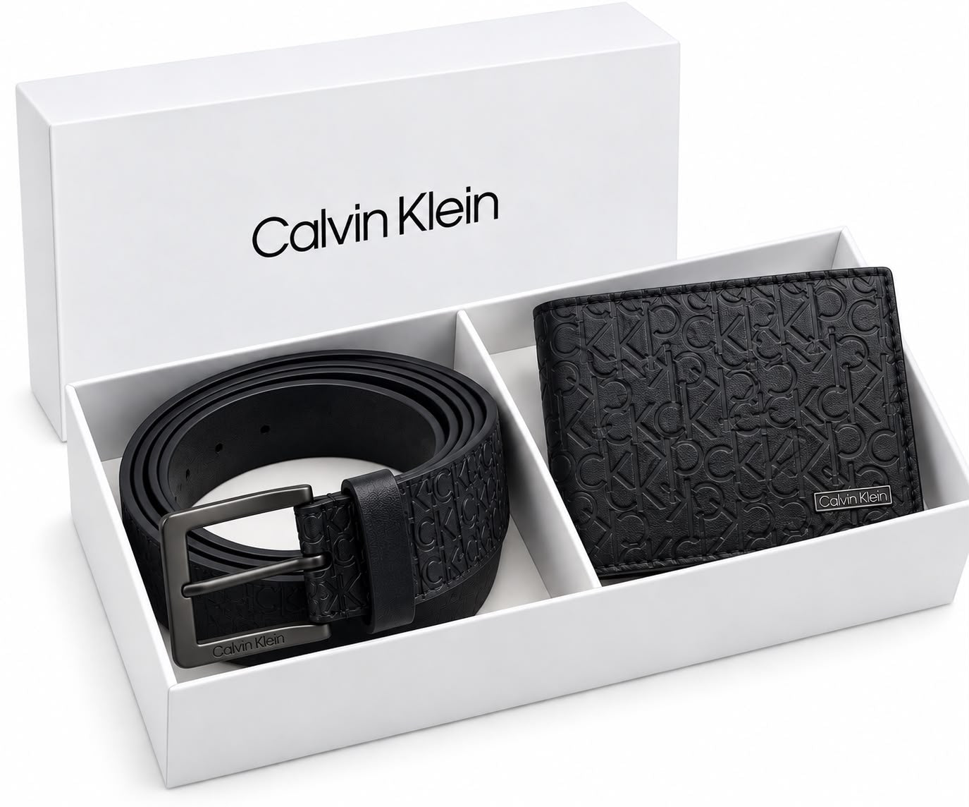 CALVIN KLEIN Wallet & Belt Set