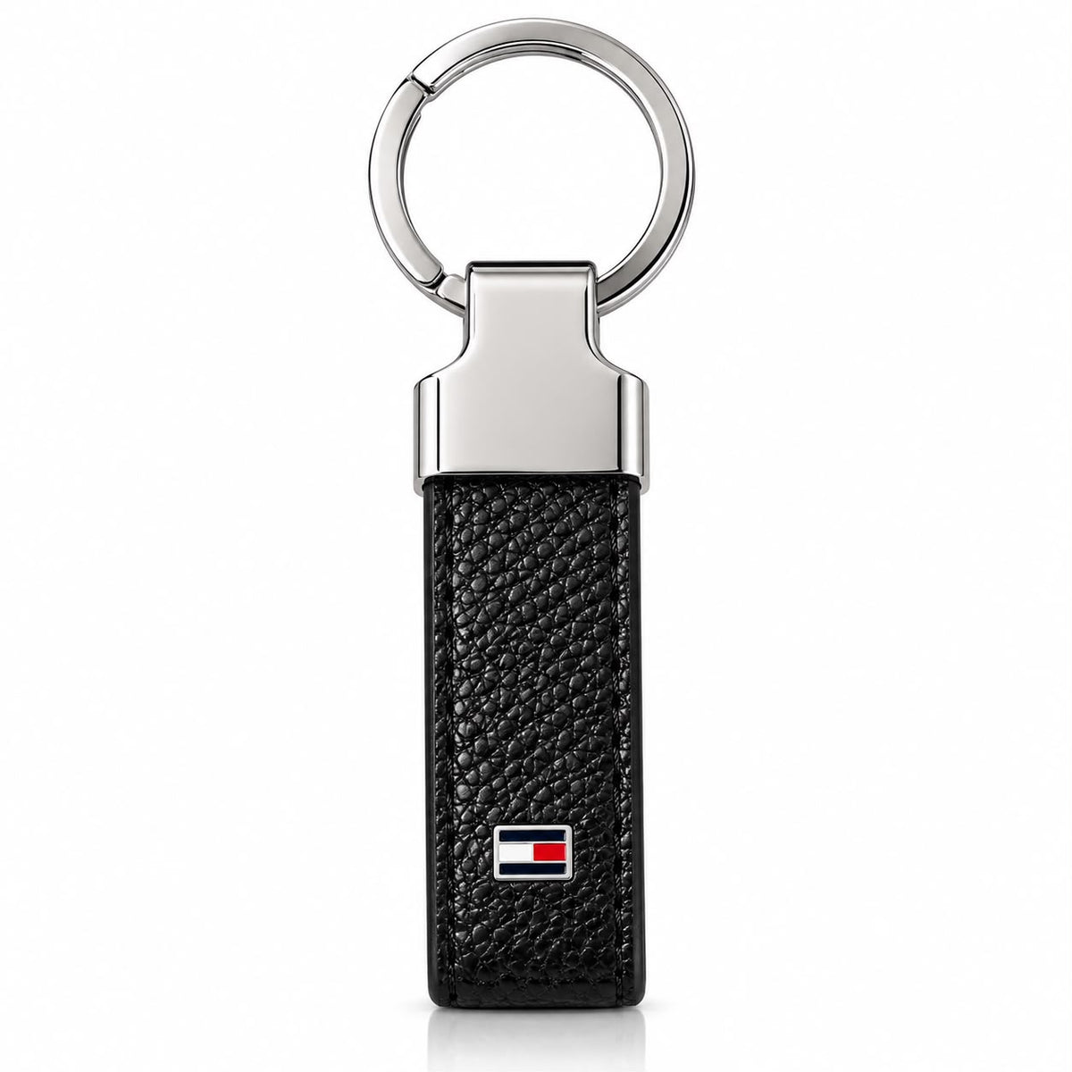 TOMMY GENUINE LEATHER SET WALLET, CH & CHAIN