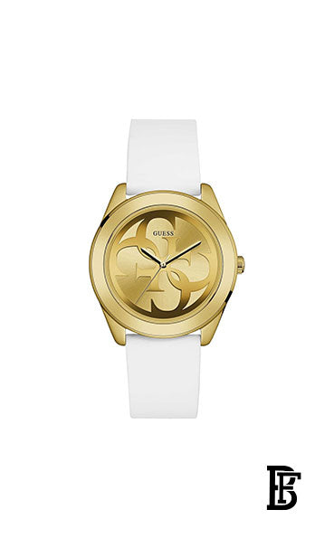 GUESS Women's Silicone  Analog  Wrist Watch W0911L7  + Gift perfume Tester 30 ml image 2
