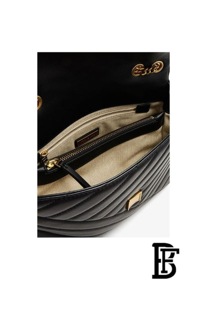 Tory Burch Black Leather Women Handbag 90452 001 – Elegant Everyday Shoulder Bag image 12