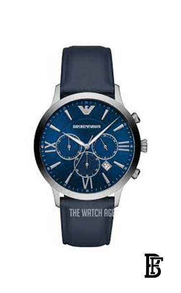 EMPORIO ARMANI Men's Analog Leather Wrist Watch Ar 11226 image 1