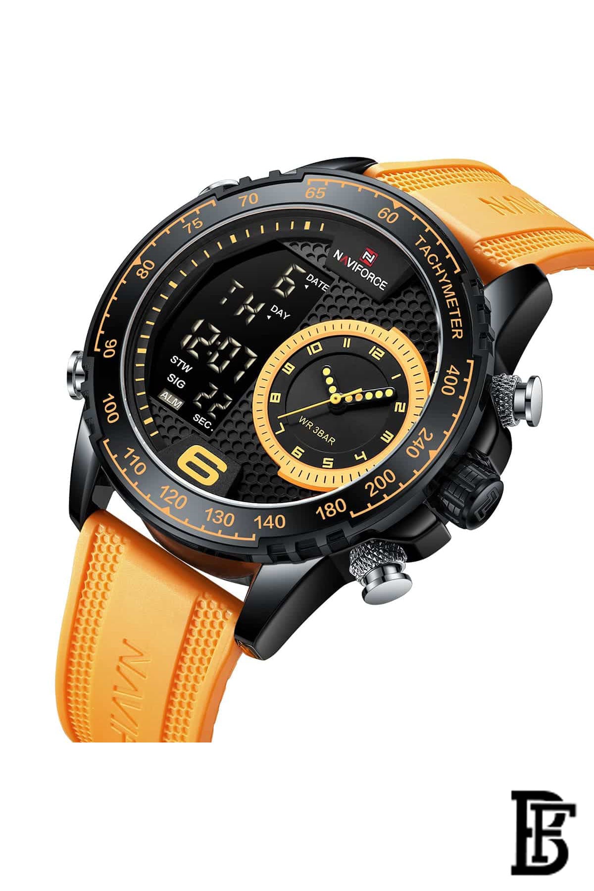 Naviforce NF9199T B/Y/Y     Men's Analog Leather Watch image 2