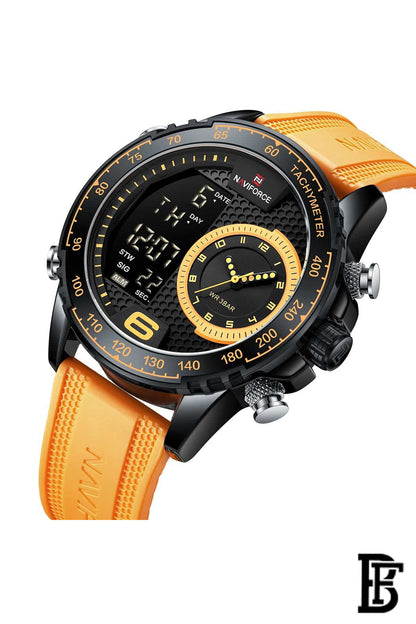 Naviforce NF9199T B/Y/Y     Men's Analog Leather Watch image 2