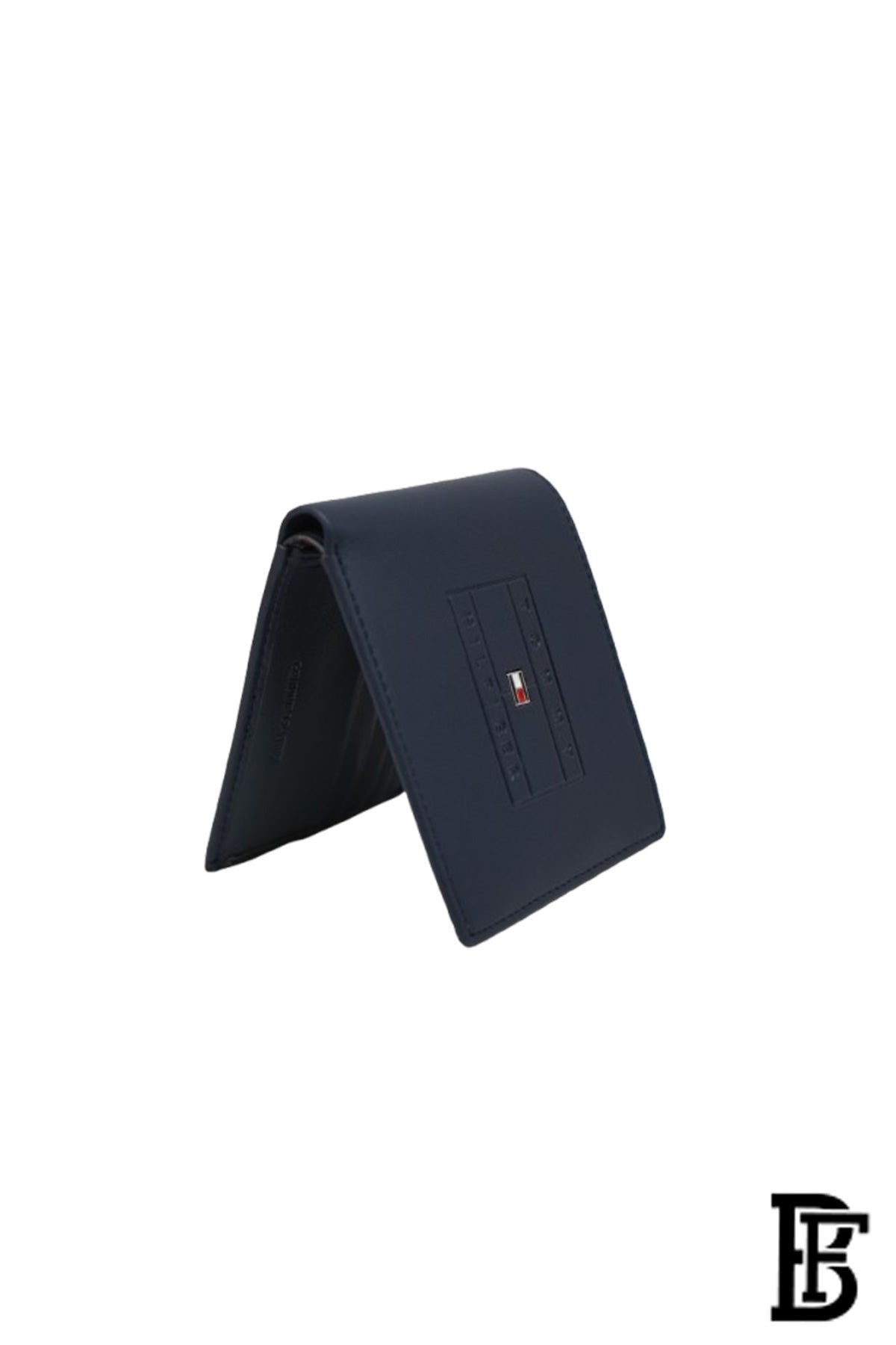 Tommy Hilfiger Wallet is a one to face solid style covered in light/BLUE-leather image 7