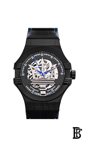 MASERATI Men's Leather Analog Watch R8821108009 image 0