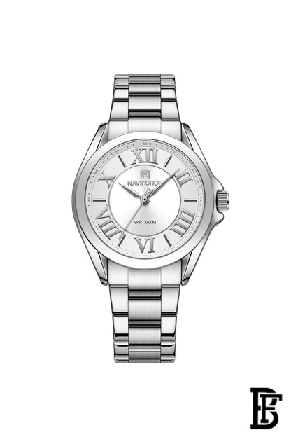 Naviforce NF5037 SW   Women's Analog Stainless Steel Watch image 0