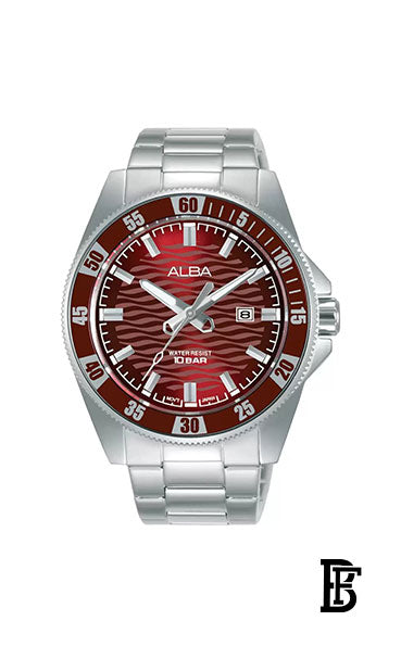 Alba AG8L91X Men's Stainless Steel Quartz  Analog Wrist Watch  Warranty from Elaraby Group image 1