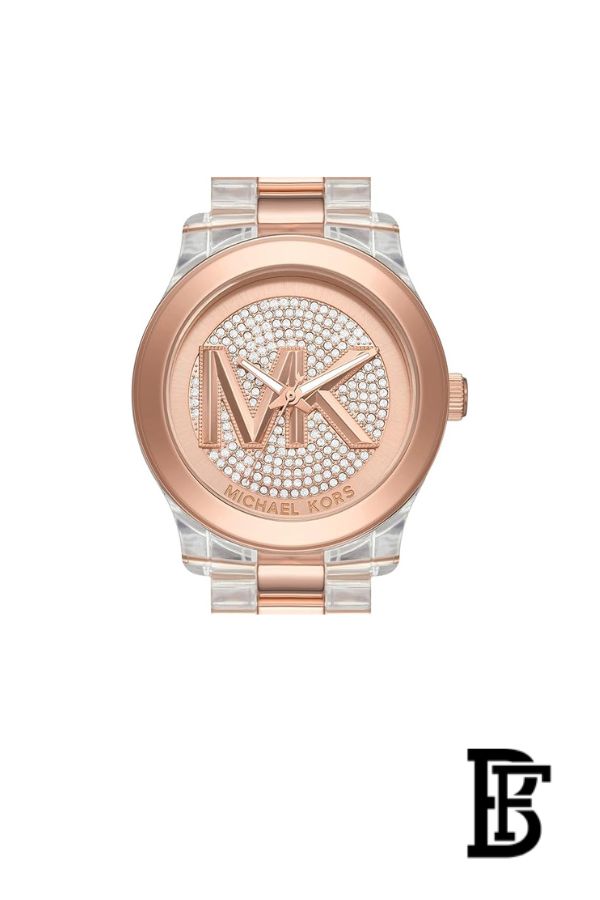 Michael Kors MK7355 Runway Three-Hand Women’s Watch – Rose Gold-Tone Stainless Steel image 3