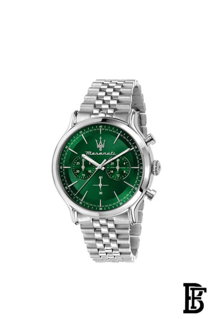 Maserati Epoca Chronograph Stainless Steel Silvery / Green image 0