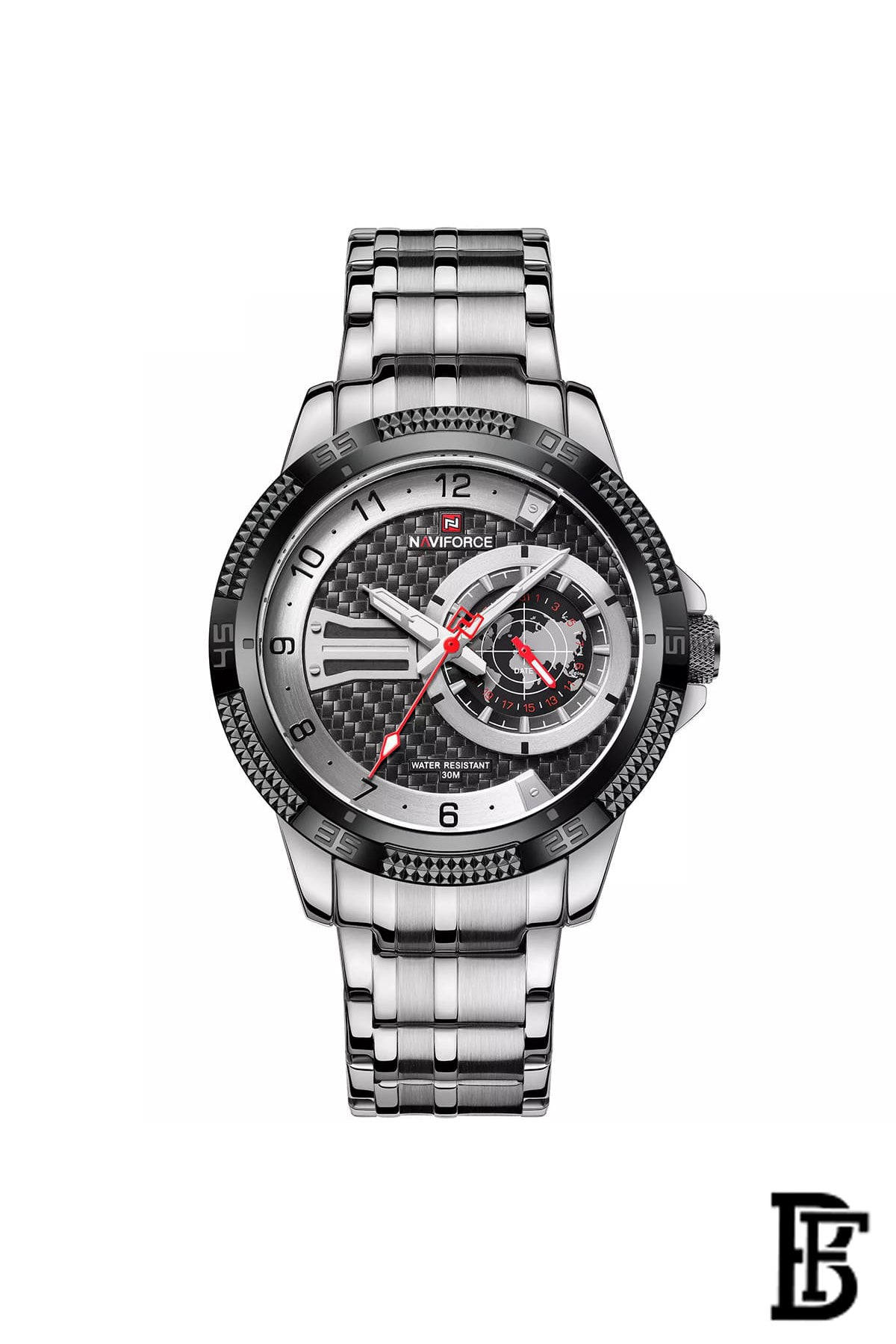 NAVIFORCE NF9206 S/B      MEN'S Stainless Steel Analog Wrist Watch image 0