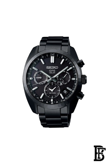 SEIKO Men's Hand Watch ASTRON Stainless Band, Black Dial SSH023J1 image 1