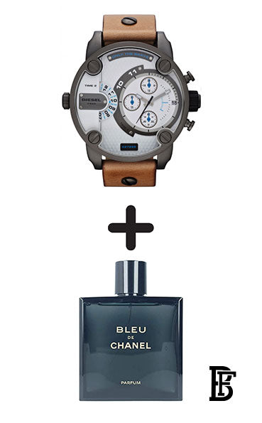 DIESEL Men's Chronograph Wrist Watch DZ7269 + Gift perfume Tester 30 ml image 0