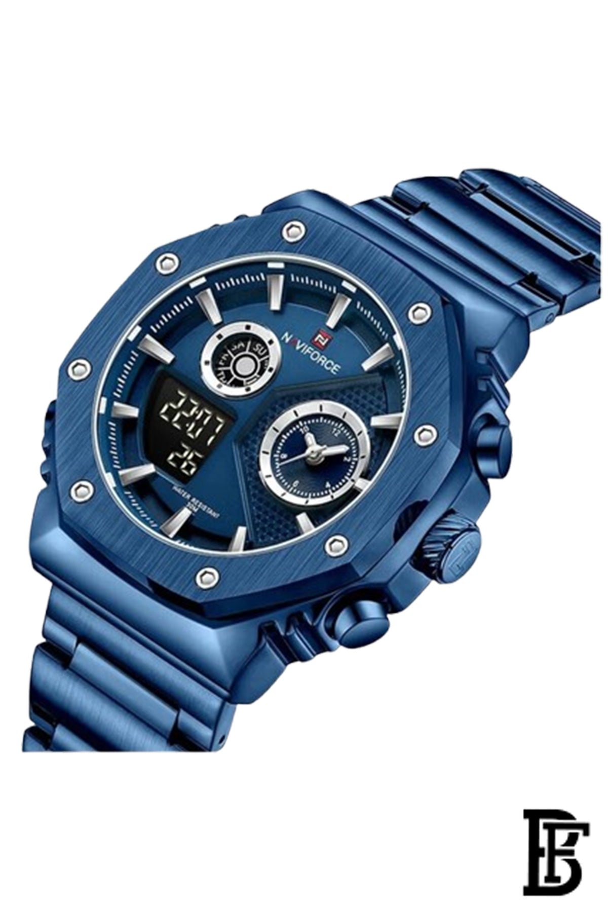 NAVIFORCE NF9216S BE/BE MEN'S Stainless Steel Analog Wrist Watch image 2