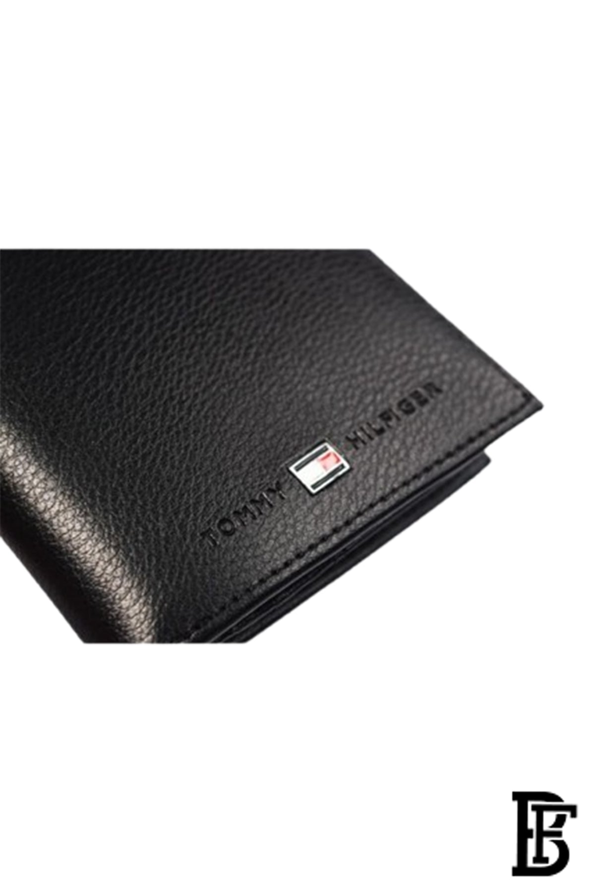 Tommy Hilfiger Men’s Trifold Wallet-Sleek and Slim Includes ID Window and Credit Card Holder black classic image 3