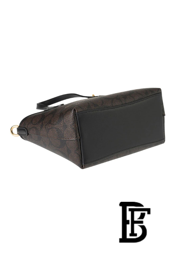 Coach Walnut Black Women Handbag Cw032 Imxaq– Elegant Everyday Handbag image 6