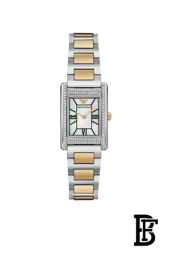 Emporio Armani Genni Women’s Watch AR11642 – Two-Tone Stainless Steel – Multicolor Dial image 0