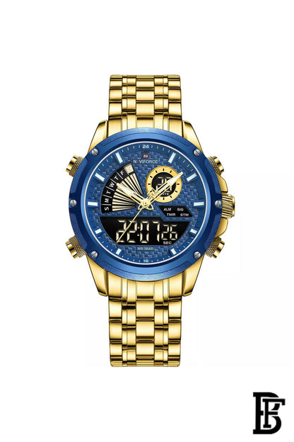 NAVIFORCE NF9205 G/BE      MEN'S Stainless Steel Analog Wrist Watch image 0