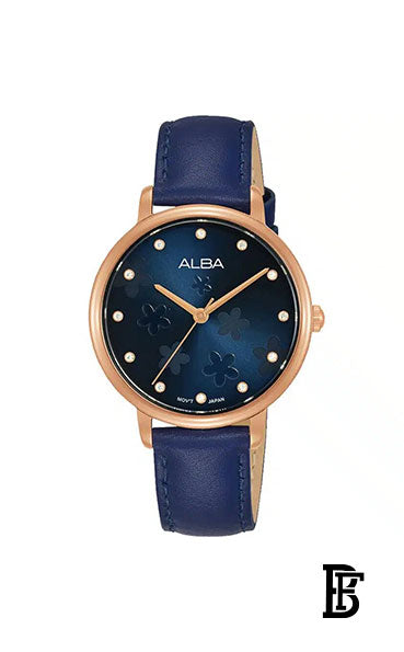 Alba AH8856X Women's Leather  Quartz  Analog Wrist Watch   Warranty from Elaraby Group image 1