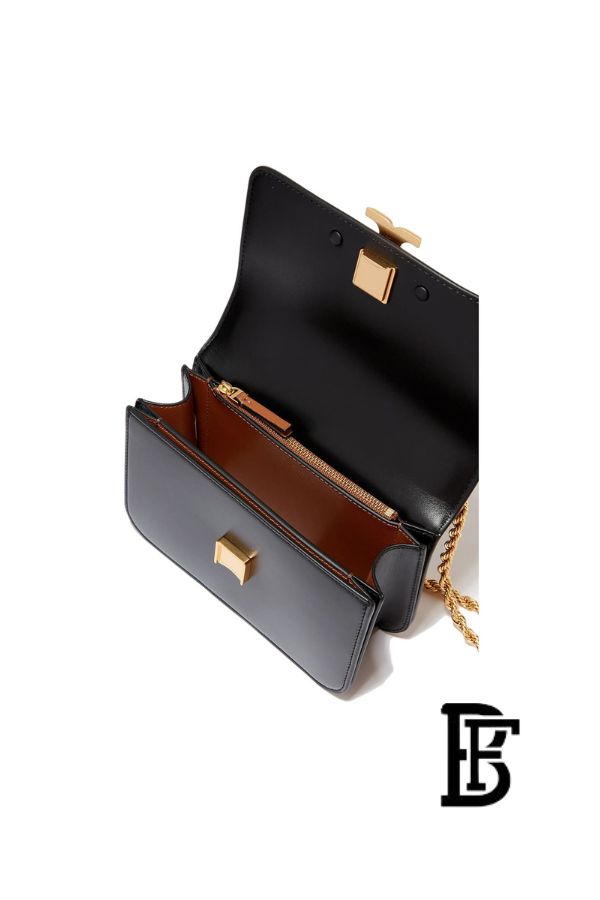 Tory Burch Black Leather Women Handbag 73589 001  – Elegant Everyday Shoulder Bag image 6