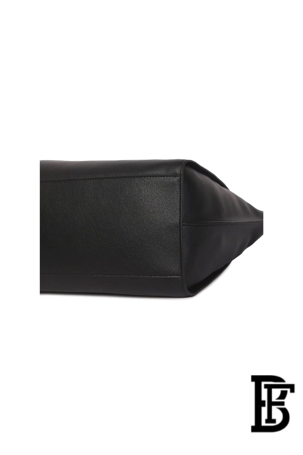 Tommy Hilfiger Black Leather Women Handbag AW0AW14469 BDS – Large Elegant Shoulder Bag image 7