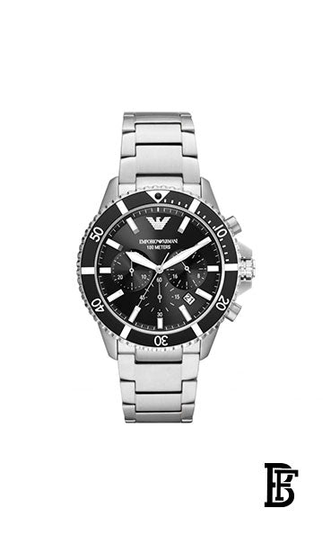 EMPORIO ARMANI Men's Chronograph Round Quartz Wrist Watch AR11360 + Gift perfume Tester 30 ml image 2