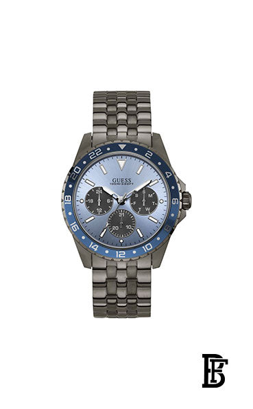 GUESS Men's Stainless Steel Analog Watch W1107G5 + Gift perfume Tester 30 ml image 2