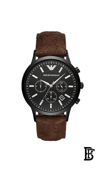 EMPORIO ARMANIMen's Leather Chronograph Watch AR11078 image 0