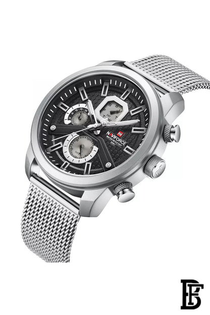 NAVIFORCE NF9211S SB   MEN'S Stainless Steel Analog Wrist Watch image 2