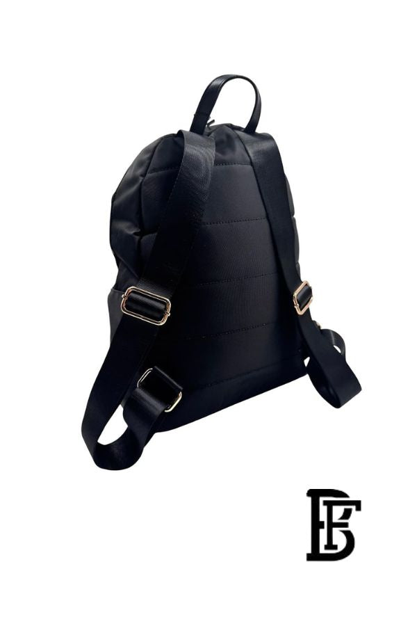 Tommy Hilfiger Black Women Backbag Aw0Aw11338– Elegant Everyday Backbag image 4