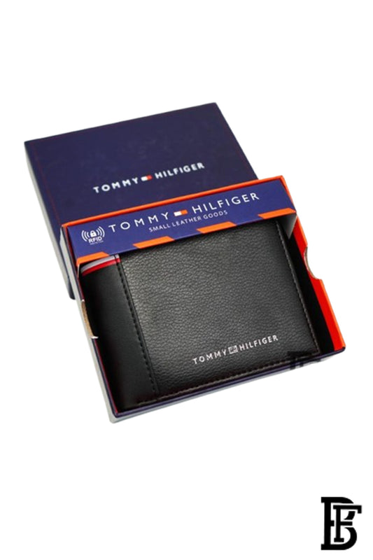 Leather Coin And Credit Card Wallet BLACK- LEATHER image 0