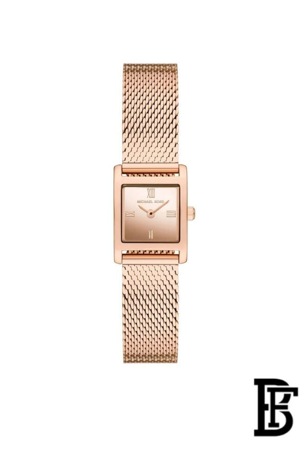 Michael Kors Georgie Women's Watch MK4960 – Rose Gold Square Dial & Stainless Steel Strap 19mm image 0