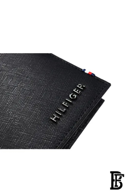 Tommy Hilfiger Leather Wallet for Men  Black .Classic image 3