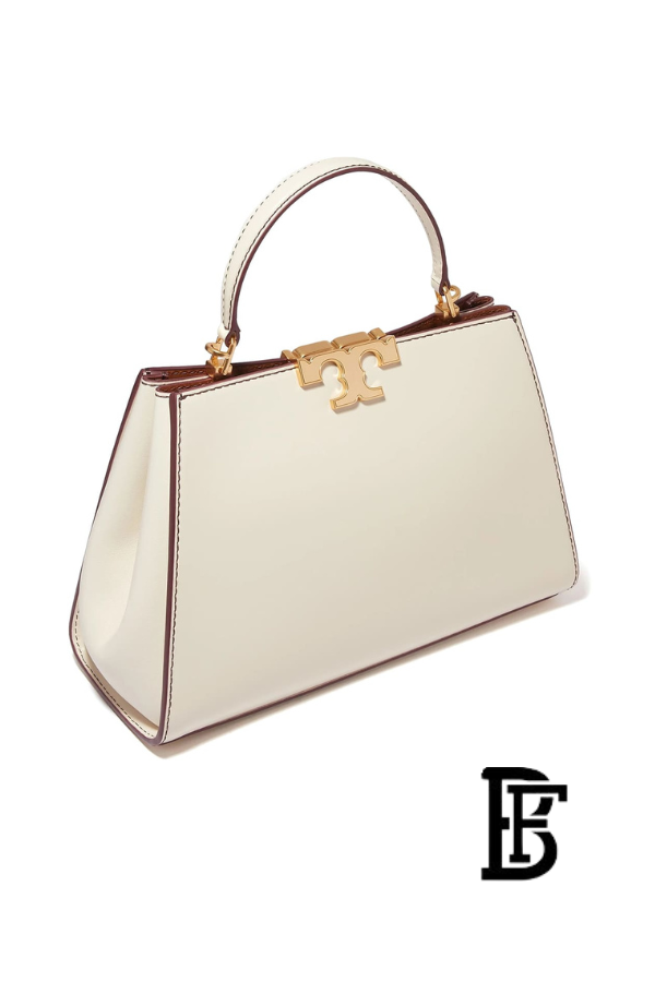 Tory Burch Light Cream Leather Women Handbag 159379 100 – Elegant Everyday Shoulder Bag image 3